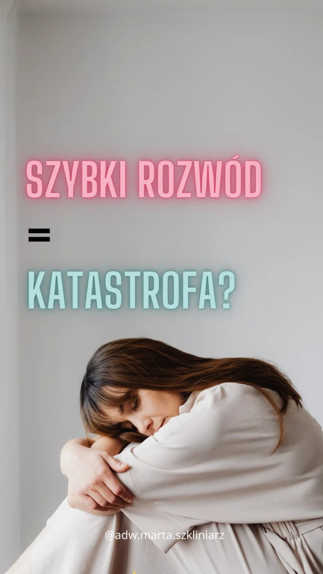 ✨ Chcesz, żeby rozwód skończył się jak najszybciej?
Uważaj… ⛔ Ten pośpiech może czasami kosztować Cię spokój i nerwy przez kolejne lata.

Dlaczego szybki rozwód to nie jest zawsze dobre rozwiązanie?🙋‍♀️
Kiedy stoisz przed rozwodem, to naturalne, że chcesz po prostu zamknąć ten etap. Nie chcesz kłótni, stresu, łez na sali sądowej. Marzysz, żeby „pójść dalej”.

Ale prawda jest taka, że zbyt szybki rozwód może skończyć się gorzej, niż myślisz.

Dlaczego?
Bo rozwód to nie jest tylko formalność, którą „trzeba przejść”.
To moment, w którym ustalasz zasady na kolejne lata swojego życia – od kontaktów z dziećmi, przez alimenty, aż po majątek.

Jeśli teraz odpuścisz, byle było szybciej, to jutro możesz obudzić się z poczuciem, że każdy dzień to walka – o dziecko, o pieniądze, o spokój. 

Jak Kasia, która zgodziła się na ugodę, w której:
❌ nie ustaliła dokładnie, kiedy dzieci są z nią w święta i wakacje
❌ nie dopilnowała alimentów, bo „nie chciała problemów”

Dziś?
🎄 Każde święta to kłótnia
🏖️ Wakacje – ciągłe przepychanki
💸 Alimenty? O wiele niższe, niż mogłaby dostać

Rozwód to nie sprint.
To decyzje, które będą wpływać na Twoje życie przez lata. Nie podejmuj ich w pośpiechu i pochopnie. Pomyśl🍀
Jeśli dziś „odpuścisz dla świętego spokoju”, jutro możesz zapłacić za to nerwami, pieniędzmi i relacją z dzieckiem.

Ale nie musi tak być❤️
Możesz przejść przez rozwód z głową, bez ciągłych wojen po wszystkim.

Możesz zadbać
✨ i o dokładne ustalenia żeby święta i wakacje były przewidywalne
✨ i o alimenty, które naprawdę pokrywają potrzeby
✨ i o spokój oraz ochronę na przyszłość

Nie wybieraj między szybkim końcem a spokojem później – możesz mieć jedno i drugie, jeśli wiesz, jak się przygotować✨

💌 Obserwuj mnie jeśli chcesz dowiedzieć się, jak przejść przez rozwód tak, żeby za rok nie żałować. Pokażę Ci jak🍀

#rozwód #zdrada #wina #rozstanie #relacje #relacjedamskomęskie #narcyz #toksyk #kobietapo30 #kobietapo40 #zazdrość #związek #kobietykobietom #prawakobiet #sukces #spokój #kobietaniezależna #dlakobiet #świadomakobieta #silnakobieta #siłajeskobietą #szczęśliwakobieta #poradyprawne #planowanie #wartowiedzieć

Rozwód alimenty prawnik adwokat adwokatrozwodowy